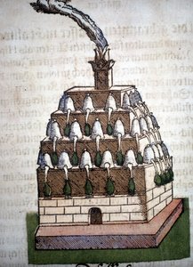 錬金術：Pietro Andrea Mattioli（Matthiole）（1500-1577）の書物からのアタノール4。フランクフルト 作： Unknown artist