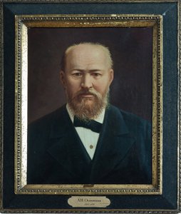 アレクサンドル・オストロフスキー - 劇作家アレクサンドル・N・オストロフスキー(1823-1886)の肖像、匿名。キャンバスに油彩、19世紀後半、A.オストロフスキー国立博物館、シチェリコヴォ 作： Unknown artist