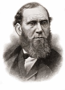 アラン・ピンカートン（1819-1884） スコットランド出身のアメリカ人探偵。 作： Unknown artist