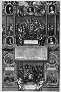 王太子（ルイ・ド・フランス、大王太子）の誕生を表す1682年の年鑑です。 作： Unknown artist