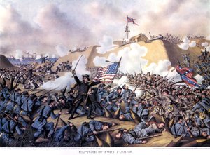 アメリカ南北戦争（1861年～1865年）。1月22日 作： Unknown artist