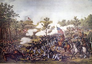 アメリカ南北戦争（1861～1865年）。9月2日 作： Unknown artist