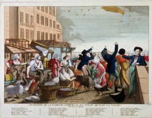 パリのケ・ド・ラ・ヴァレーから見た有名なコメット（1811年）の外観 - song sur l