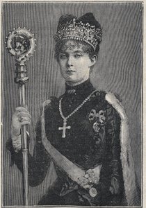 マルガレーテ・クレメンタイン・オブ・オーストリア大公夫人 - Margaret Clementine Marie of Austria 1870-1955 Archduchess of Austria - engraving of 1892 作： Unknown artist