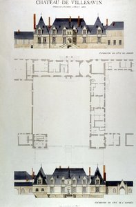 ヴィルサヴァン城の建築（トゥ・アン・ソーロン、ロワール・エ・シェール） (41) 作： Unknown artist