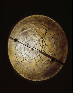 天文学者ガリレオ・ガリレイ（ガリレイ）（1564-1642）が研究のために所有していたアストロラーベ。フィレンツェ、Istituto e Museo di Storia delle Scienze。 作： Unknown artist