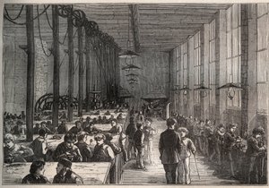 1875年、パリのヴィレット通りにある鉄工所（Ecole municipale d