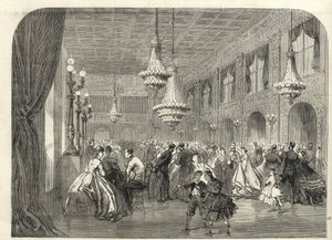 ドイツ、バーデン・バーデン（Baden-Baden） - 会話の部屋の中 - 1867年 作： Unknown artist