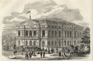 バーデン・バーデン（バーデン・バーデン）（ドイツ） - バーデン劇場 - 1867年 作： Unknown artist