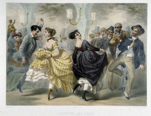 クロスリー・デ・リラでの舞踏会（1860年頃 作： Unknown artist