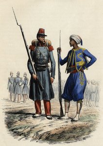 1831年に結成され、アルジェリアに派遣された外人部隊の大隊、1841年に結成され、アルジェリアに派遣されたインディジェナス・ティライユの大隊、Leon Galibertの「L