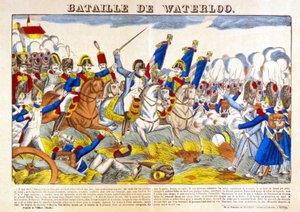 ウォータールーの戦い（1815年）。