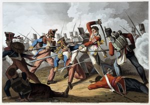 ピレネーの戦い - エドワード・オルネ著「歴史・軍事・海軍の逸話」にて 作： Unknown artist