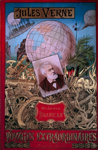 ブックカバー "Mistress Branican" ジュール・ヴェルヌ(1828-1905)著 "Voyages extraordinaire" コレクションより 19世紀 パリ、B.N. 作： Unknown artist