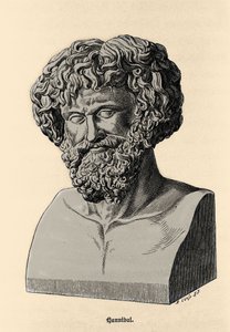 カルタゴニアの将軍であり政治家であったハンニバル（Annibal Barca）（紀元前247年～紀元前183年）の胸像。 作： Unknown artist