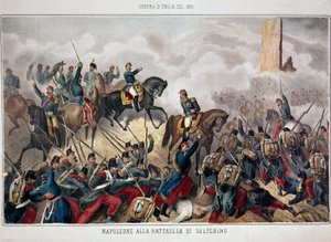 イタリアのキャンペーン"ソルフェリーノの戦い "6月24日 作： Unknown artist
