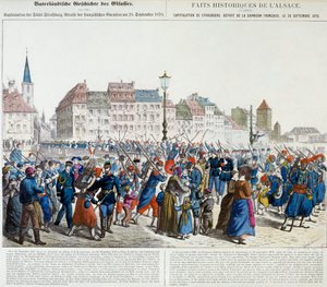 ストラスブールの陥落とフランス軍駐屯地の撤退（1870年9月28日