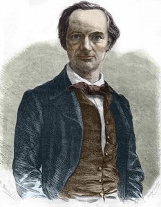 シャルル・ボードレール（1821-1867）：フランスの作家。 作： Unknown artist