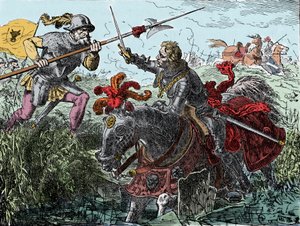 シャルル・ザ・ボールド・アット・ナンシー - ナンシーの戦いでのブルゴーニュ公シャルル・ド・ヴァロワ・ブルゴーニュ（「ハーディ」または「テメレール」と呼ばれた）（1433年〜1477年 作： Unknown artist