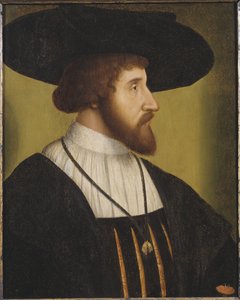 Christian II de Danemark, de Suede et de Norvege - デンマーク王クリスチャン2世(1481-1559)の肖像、匿名 .木に油彩、16世紀前半。寸法 : 38x30 cm.ストックホルム国立博物館 作： Unknown artist