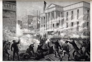 1884年のシンシナティ裁判所の暴動 - 1884年3月28日、悪名高い殺人事件の裁判の結果、過失致死の陪審員評決を受けて始まった暴動。