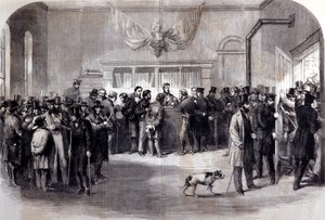 Civil War (1861 - 1865), アメリカ南北戦争。免罪符事務所前の反徴兵肋骨。ニューヨークの 作： Unknown artist