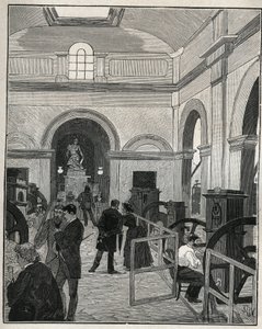 パリ紋章館の貨幣工房。Adolphe BITARDの "Les arts et metiers illustres "に掲載された1885年のエングレーヴィング。 作： Unknown artist