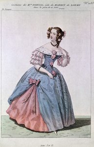 ヴィクトル・ユゴーのマリオン・ド・ロム役のドルヴァル夫人の衣装。