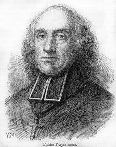 ドニ・ドゥ・フレイシヌース伯爵（1765-1841）は、フランスの司祭で、エルモポリスの司教、教会問題および公共教育の大臣を務めた。1844年のエングレーヴィング。 作： Unknown artist