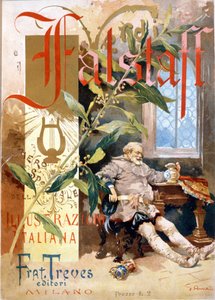 1893年にジュゼッペ・ヴェルディのオペラ「ファルスタッフ」が初演された際の、「L