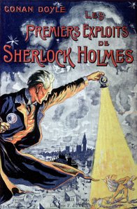 表紙はコナン・ドイルの「Les Permiers exploits de Sherlock Holmes」。 作： Unknown artist