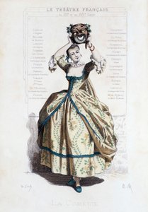 Edouard Fournier氏の著書「le theatre francais au 16 eme et 17 eme cecle anterieur a Moliere」の表紙。 作： Unknown artist