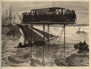 サン・マロからサン・セルバンまでのクレーン荒らし - 「PATRIE」の刻印 - DESCRIPTION PACUREQUIREE DE LA FRANCE EN 6 VOLUES BY LUCIEN HUARD - 19世紀末