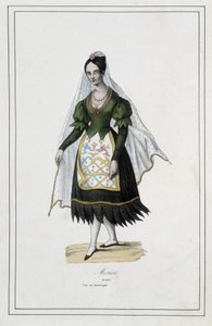 Dame de Mexico - in the "The different peoples of the earth" by Father Paul Jonhanneaud, Librairie des Bons livres 作： Unknown artist