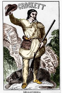 David Crockett (1786-1836), アメリカの開拓者 - Almanac