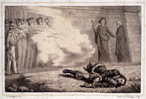 ムラートの死(1767 - 1815) - "イタリアの歴史 "にて 作： Unknown artist