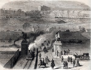 1866年、パリのトロカデロの取り壊し - 1866年、パリのトラカデロの取り壊し -。