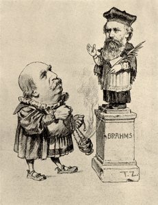 エドゥアルド・ハンスリック（1825-1904）オーストリアの音楽評論家。 作： Unknown artist