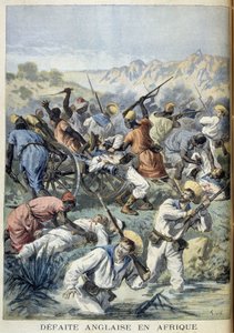 アフリカでのイギリスの敗北 - 1894年03月05日付「Le Petity Journal」紙にて 作： Unknown artist