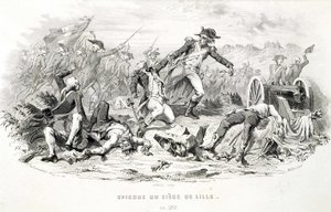 1792年のリール包囲戦のエピソード - "Fasttes de Gardes nationales de France "にて 作： Unknown artist