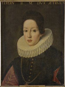 フェルディナンド2世デ・メディチ - トスカーナ大公フェルディナンド2世デ・メディチ（1610-1670）の肖像、匿名 .キャンバスに油彩。サイズ：64x49 cm。ストックホルム国立博物館 作： Unknown artist