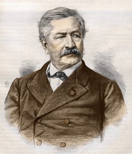 フェルディナン・ド・レセップス（1805-1894）、エングレービング、ビアンケッティ・コレクション 作： Unknown artist
