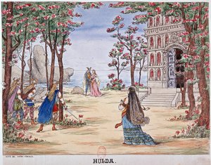 オペラ「Hulda」のラストシーン