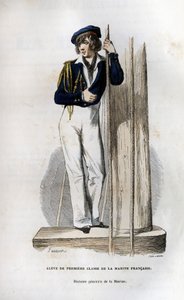 ヴァン・テナック氏の指導の下、「海洋学概論」でフランス海軍の第一級の学生となる。