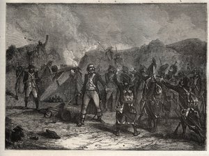 初の連隊。アントワーヌ・ギヨーム（Antoine-Guillaume）ランポン大佐（1759-1842）は、1796年4月12日のモンテノッテの戦いで、ナポレオン・ボナパルトのフランス軍がオーストリア軍およびサルデーニャ軍に対抗していたイタリア遠征中に、フランスの 作： Unknown artist