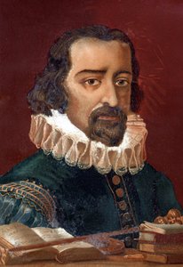 Francis Bacon (1561-1626), Chancellor of England and philosopher after "La Ciencia y sus Hombres par Louis Figuier".バルセロナ 1881年 作： Unknown artist