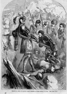 パヴィアの戦いで捕虜となったフランソワ1世（1525年 作： Unknown artist