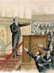 François Guizot (1789-1874) フランスの歴史家で、1844年に下院議員になった政治家。 作： Unknown artist