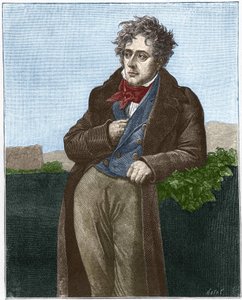 フランソワ・ルネ・シャトーブリアン（子爵）（1768年～1848年）。 作： Unknown artist