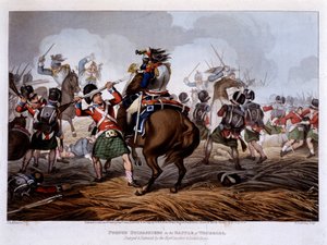 ワーテルローのフランス軍兵士（Edward Orme著、Fry画、ロンドン 作： Unknown artist